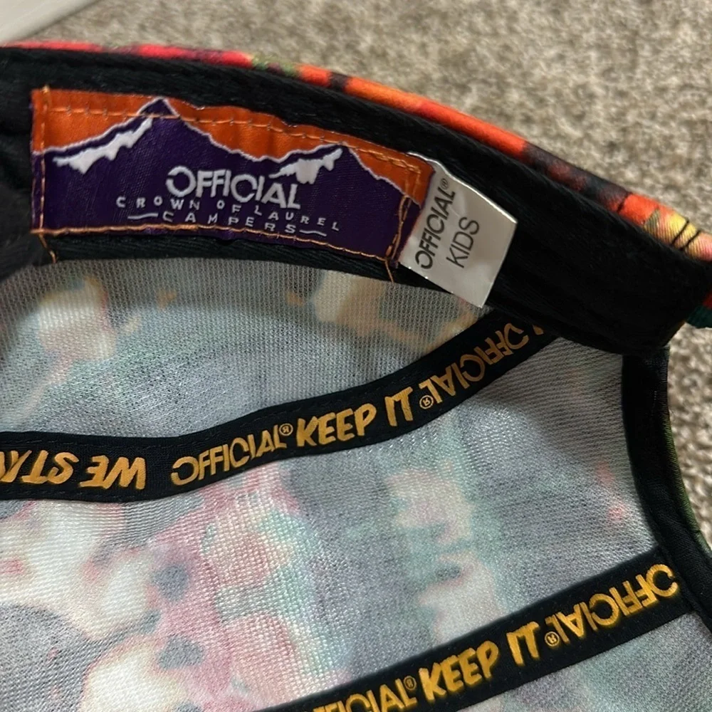 Official crown of Laurel campers kids baseball hat - Picture 6 of 7